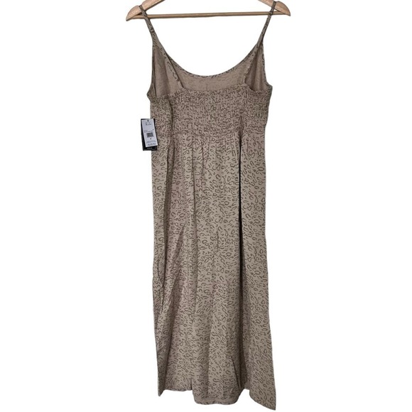 New Women’s Volcom Cha Cha Ching Leopard Print Midi Dress Size M - Picture 6 of 8